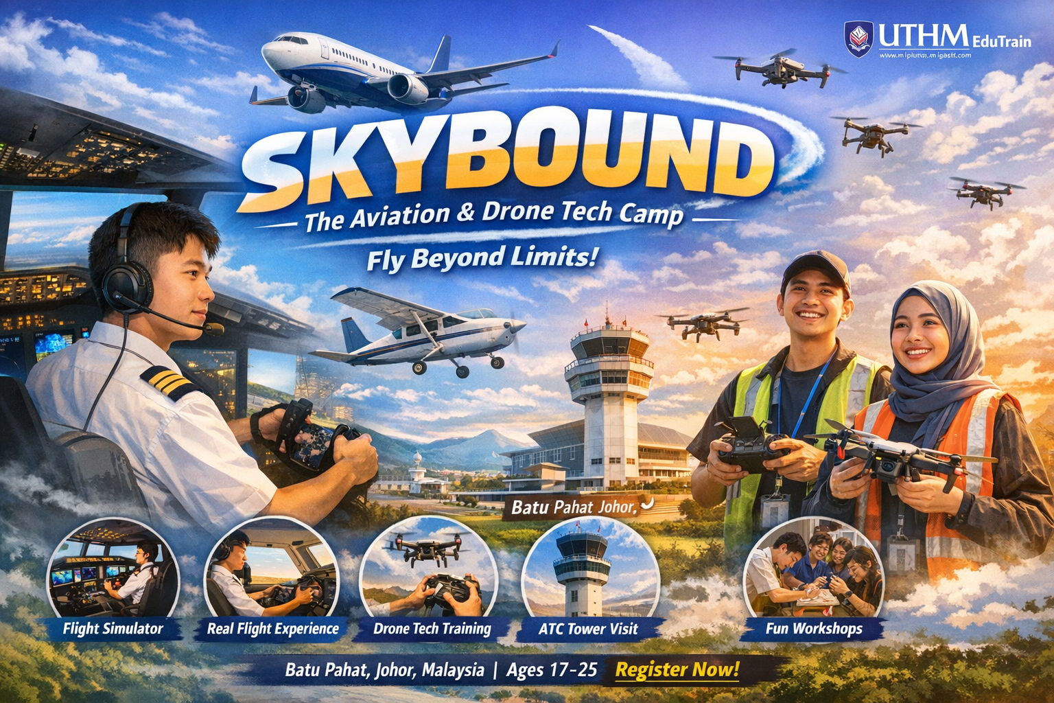 Skybound The Ultimate Aviation & Drone Tech Camp di Malaysia 20252026