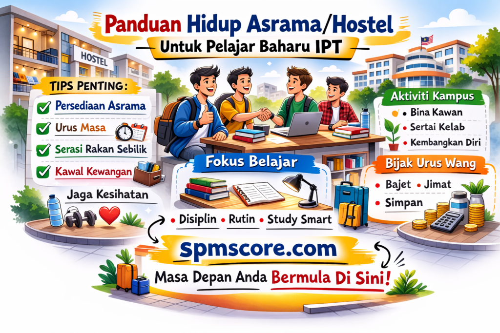 Panduan Hidup AsramaHostel Untuk Pelajar Baharu IPT
