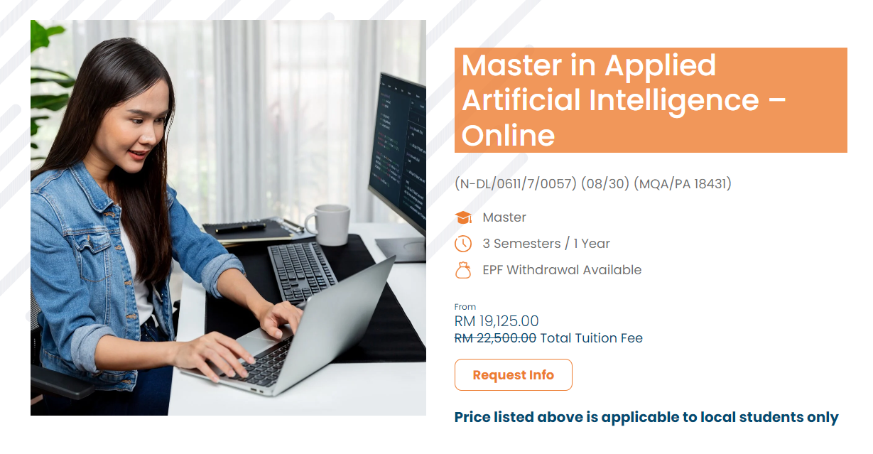 Master of Applied Artificial Intelligence Online – UNITAR