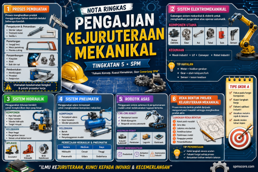 Nota Ringkas Pengajian Kejuruteraan Mekanikal (SPM Tingkatan 5)