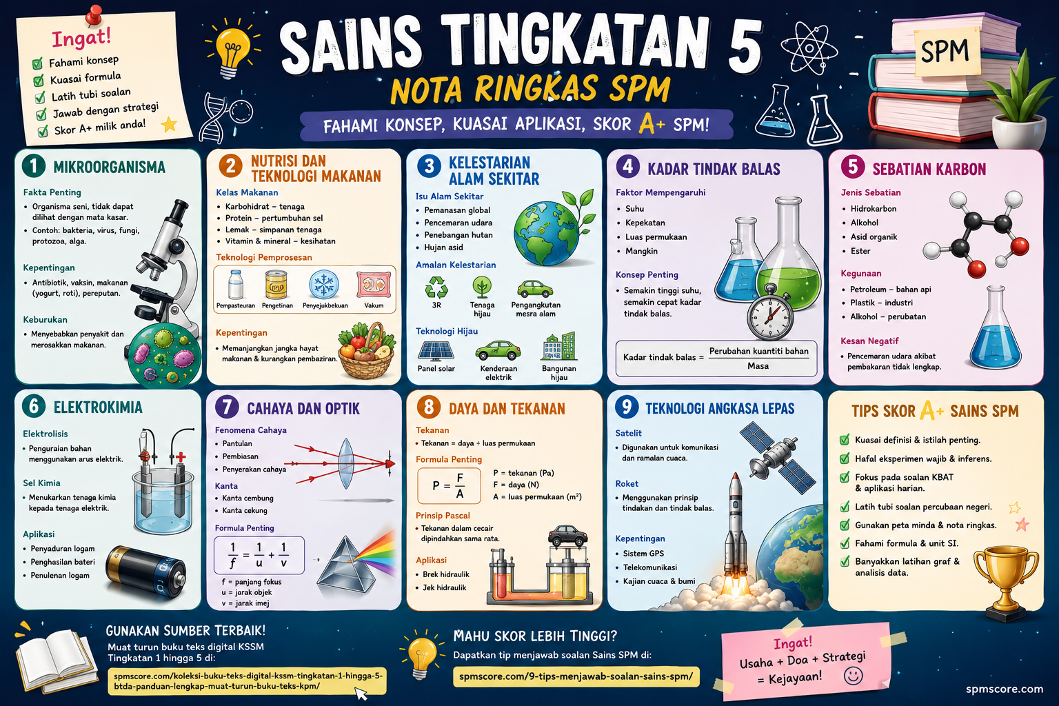 Nota Ringkas Sains (SPM Tingkatan 5)