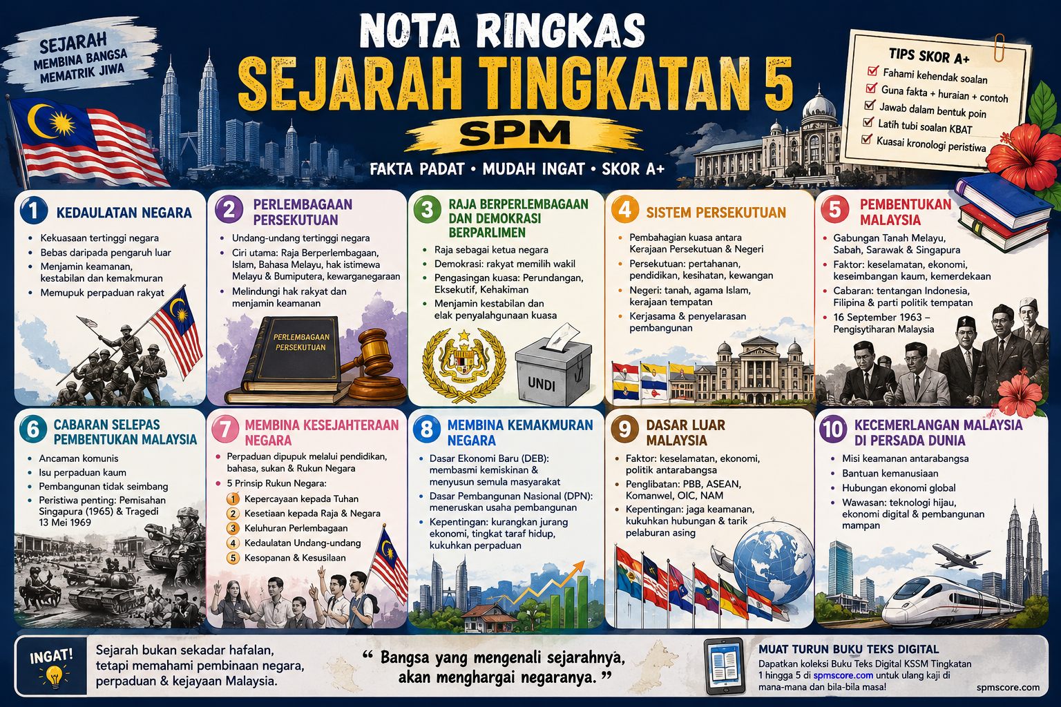 Nota Ringkas Sejarah (Tingkatan 5 SPM)