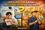 Lepasan SPM Gagal: Perlu Sambung Belajar Atau Terus Kerja?