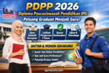 PDPP 2026: Permohonan Diploma Pascasiswazah Pendidikan IPG (Syarat, Cara Mohon & Tarikh Penting)