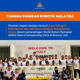 Malaysia Cemerlang di Pertandingan World Robot Olympiad (WRO) Open Championship 2024