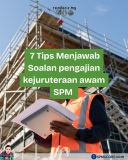 7 tips menjawab soalan pengajian kejuruteraan awam SPM