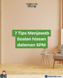 7 tips menjawab soalan hiasan dalaman SPM