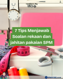 7 Tips Menjawab Soalan Rekaan dan Jahitan Pakaian SPM